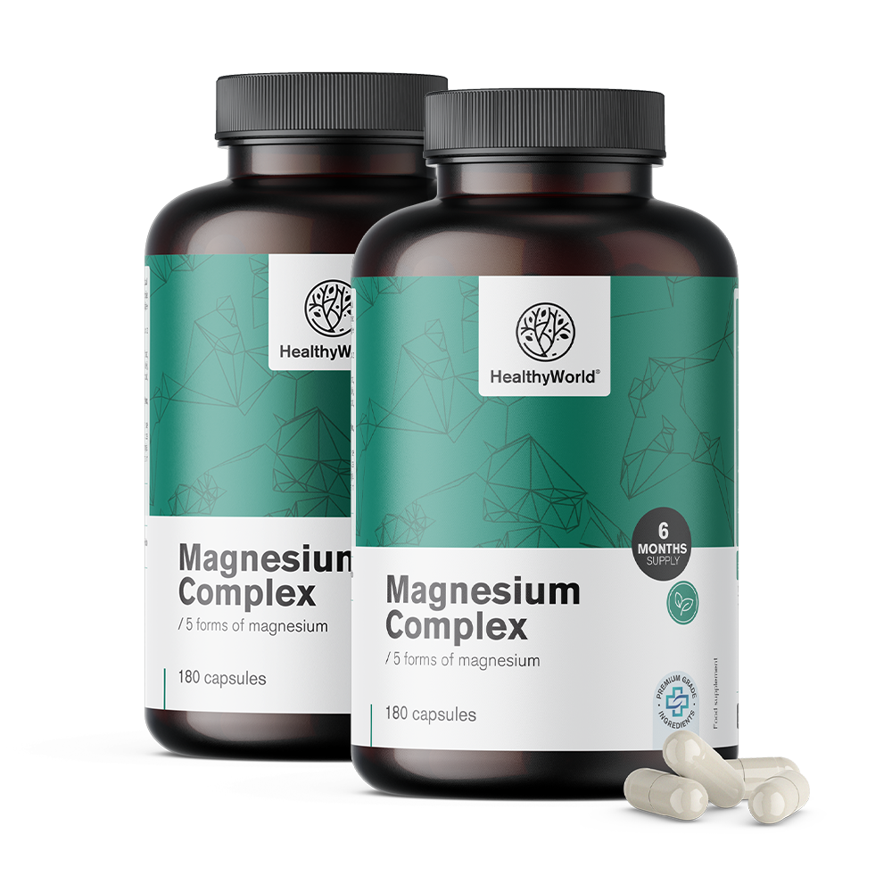 Magnezij kompleks s 5 oblika magnezija